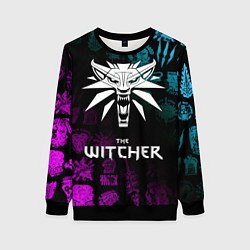 Свитшот женский ВЕДЬМАК, цвет: 3D-черный
