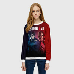 Свитшот женский Resident Evil 2, цвет: 3D-белый — фото 2