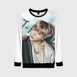 Свитшот женский BTS, цвет: 3D-черный