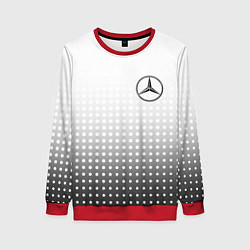 Свитшот женский Mercedes-Benz, цвет: 3D-красный