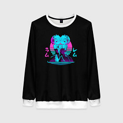 Женский свитшот Vaporwave, Rem & Ram, Re:Zero