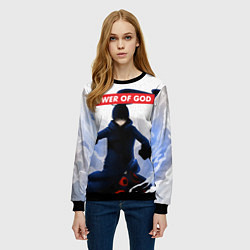 Свитшот женский БАШНЯ БОГА, цвет: 3D-черный — фото 2