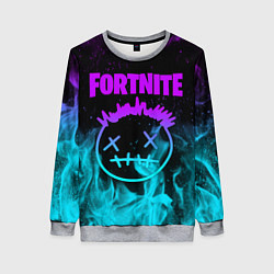 Свитшот женский FORTNITE X TRAVIS SCOTT, цвет: 3D-меланж