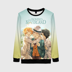 Свитшот женский The Promised Neverland, цвет: 3D-черный