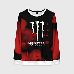 Свитшот женский MONSTER ENERGY, цвет: 3D-белый