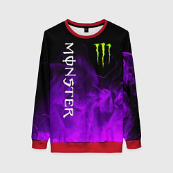 Свитшот женский MONSTER ENERGY, цвет: 3D-красный