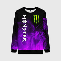 Свитшот женский MONSTER ENERGY, цвет: 3D-черный