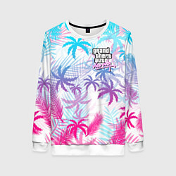 Свитшот женский GTA VICE CITY, цвет: 3D-белый
