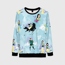 Женский свитшот Mulan Pattern