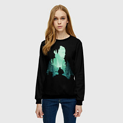 Свитшот женский THE LAST OF US, цвет: 3D-черный — фото 2
