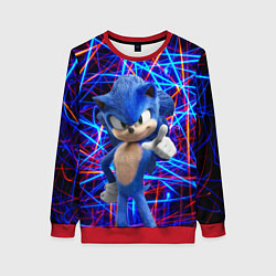 Свитшот женский Sonic, цвет: 3D-красный