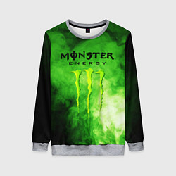 Свитшот женский MONSTER ENERGY, цвет: 3D-меланж