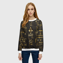 Свитшот женский ASSASSINS CREED:ORIGINS, цвет: 3D-белый — фото 2