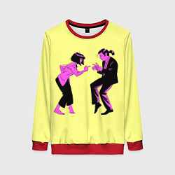 Свитшот женский Криминальное чтиво, цвет: 3D-красный