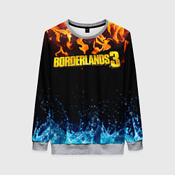 Свитшот женский Borderlands 3, цвет: 3D-меланж