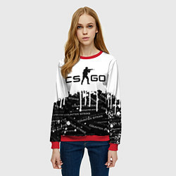 Свитшот женский COUNTER STRIKE, цвет: 3D-красный — фото 2
