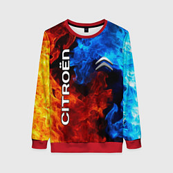 Свитшот женский CITROEN, цвет: 3D-красный