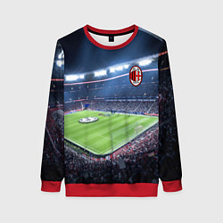 Свитшот женский FC MILAN, цвет: 3D-красный