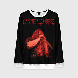 Свитшот женский Cannibal Corpse 6, цвет: 3D-белый
