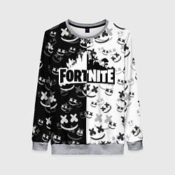 Свитшот женский FORTNITE MARSHMELLO, цвет: 3D-меланж