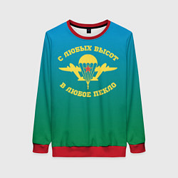 Свитшот женский ВДВ, цвет: 3D-красный