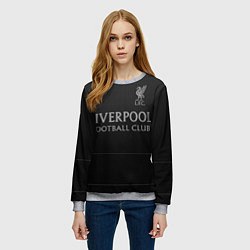 Свитшот женский LIVERPOOL, цвет: 3D-меланж — фото 2