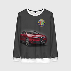 Свитшот женский Alfa Romeo - Italy, цвет: 3D-белый