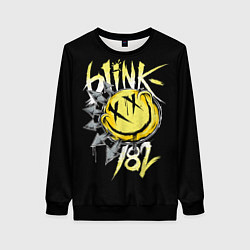 Свитшот женский Blink 182, цвет: 3D-черный