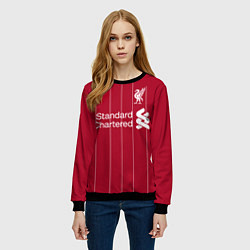 Свитшот женский Liverpool FC, цвет: 3D-черный — фото 2