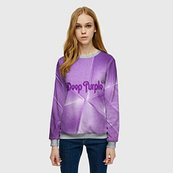 Свитшот женский Deep Purple, цвет: 3D-меланж — фото 2