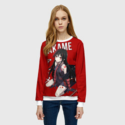 Свитшот женский Убийца Акаме, цвет: 3D-белый — фото 2