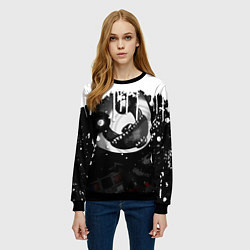 Свитшот женский Five Nights At Freddys - Puppet, цвет: 3D-черный — фото 2