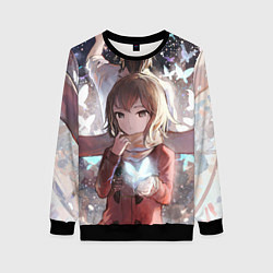 Свитшот женский Город в котором меня нет, цвет: 3D-черный