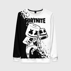 Свитшот женский FORTNITE MARSHMELLO, цвет: 3D-белый