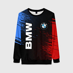 Свитшот женский BMW ТЕКСТУРА, цвет: 3D-черный