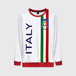 Свитшот женский СБОРНАЯ ИТАЛИИ, цвет: 3D-красный