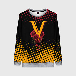Свитшот женский CYBERPUNK 2077 VALENTINO, цвет: 3D-меланж