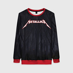 Свитшот женский Metallica, цвет: 3D-красный