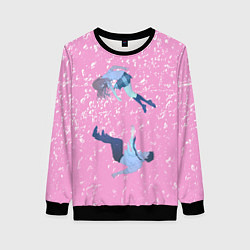 Свитшот женский Форма голоса, цвет: 3D-черный