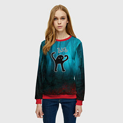 Свитшот женский ЪУЪ, цвет: 3D-красный — фото 2