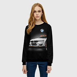 Свитшот женский Safety car, цвет: 3D-черный — фото 2
