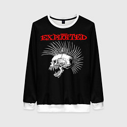 Свитшот женский The Exploited, цвет: 3D-белый