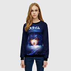 Свитшот женский Римуру, цвет: 3D-черный — фото 2