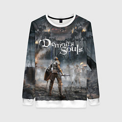 Свитшот женский Demons Souls, цвет: 3D-белый