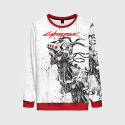 Свитшот женский CYBERPUNK 2077, цвет: 3D-красный