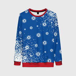 Свитшот женский CHELSEA F C ЧЕЛСИ, цвет: 3D-красный