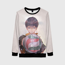 Свитшот женский Haikyuu!! Tobio, цвет: 3D-черный