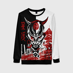 Свитшот женский Самурай Samurai, цвет: 3D-черный