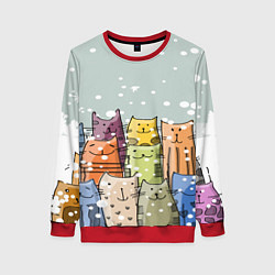 Женский свитшот Котики