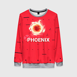 Свитшот женский Phoenix, цвет: 3D-меланж